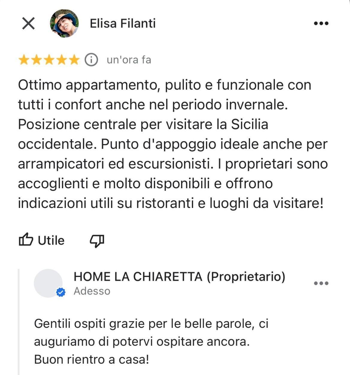 Home La Chiaretta Buseto Palizzolo Bagian luar foto